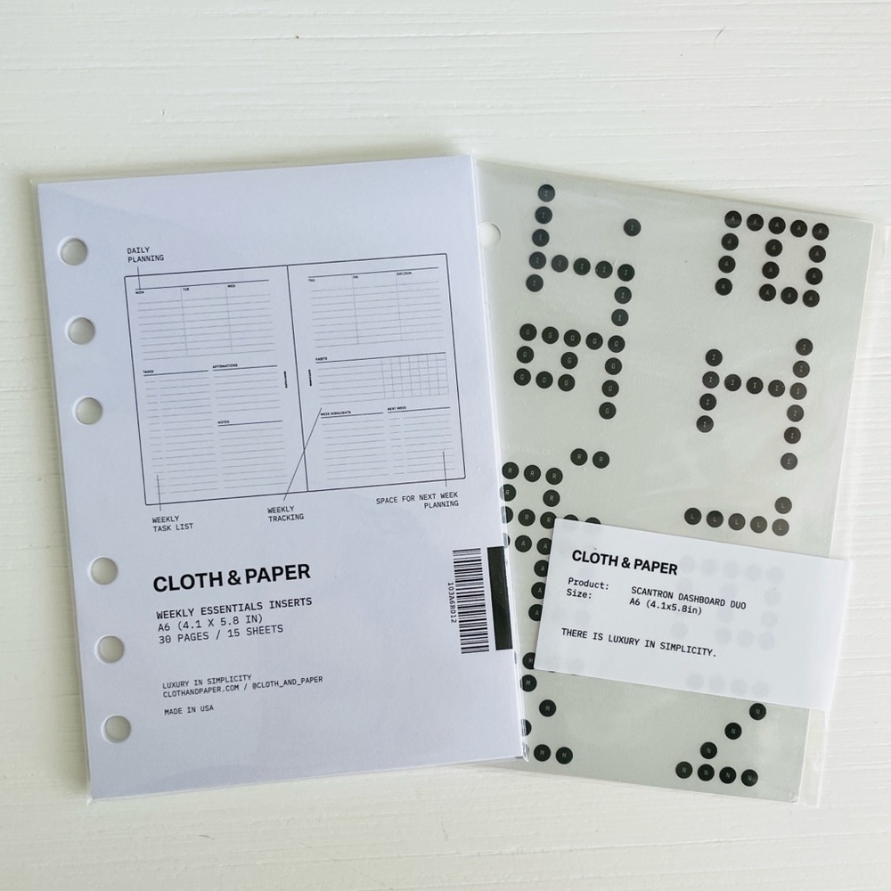 Cloth & Paper September Intention Box A6 Bundle